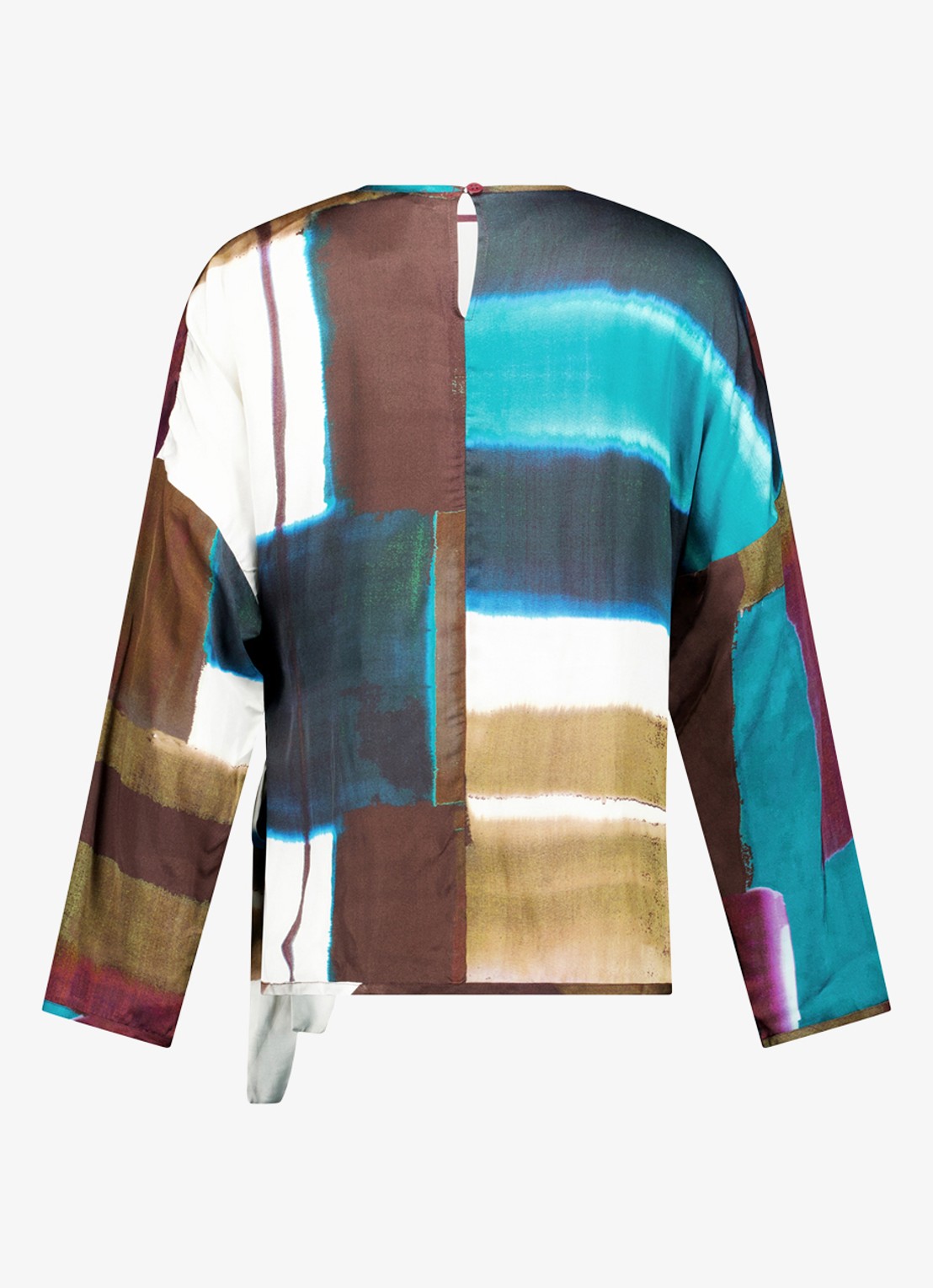 Studio Anneloes Raye top met tie-dye dessin - achterkant 3 multicolor