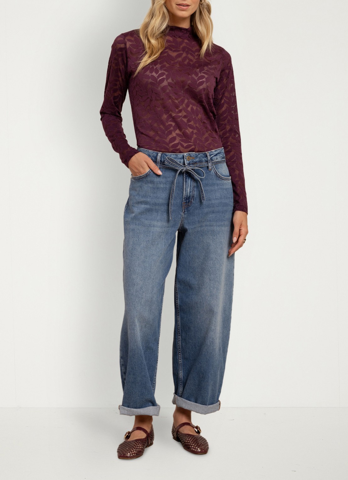 Studio Anneloes Reagan lace top - voorkant 5 jeans