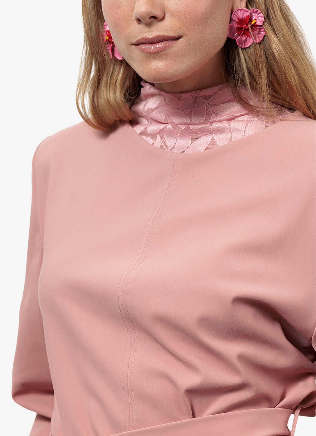 Studio Anneloes Reagan longsleeve van kant - detail 3 roze