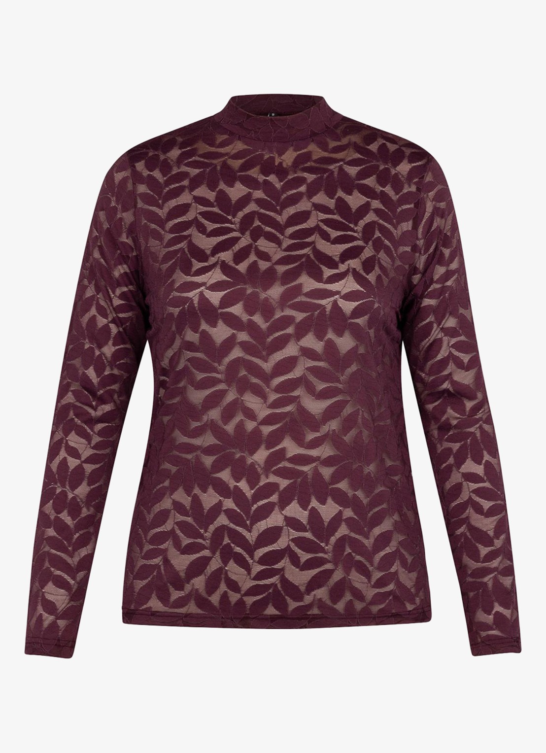 Studio Anneloes Reagan longsleeve van kant - voorkant bruin
