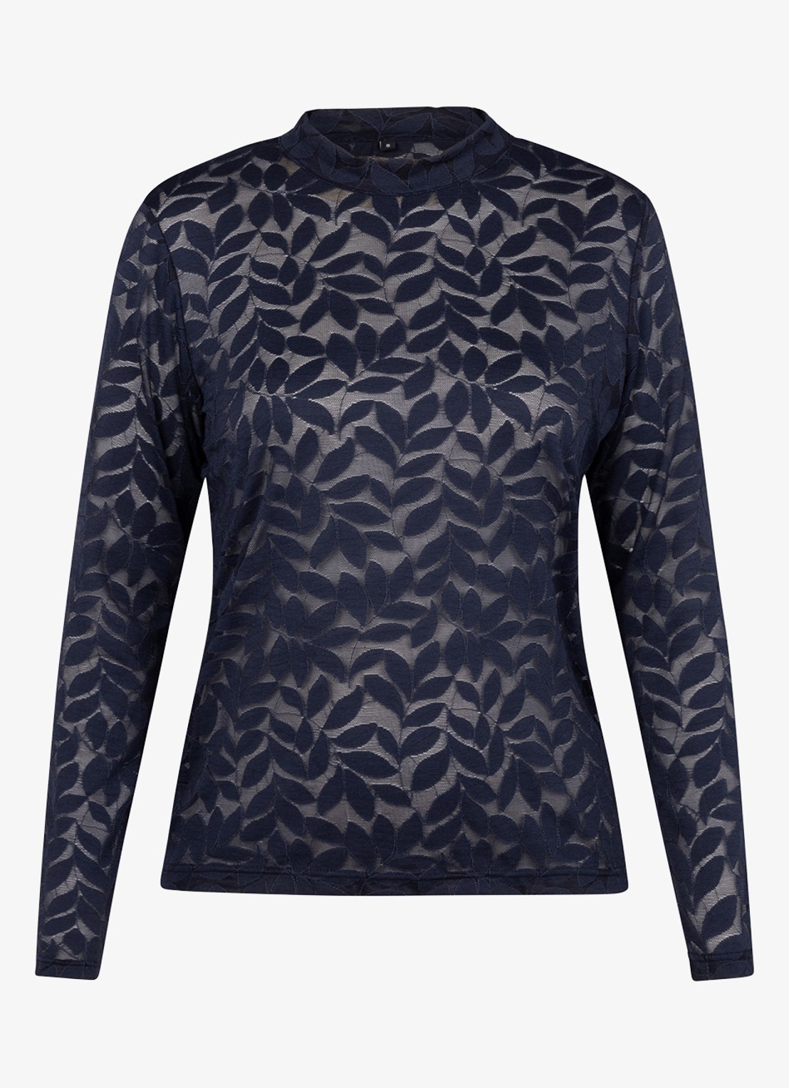 Studio Anneloes Reagan longsleeve van kant - voorkant donkerblauw