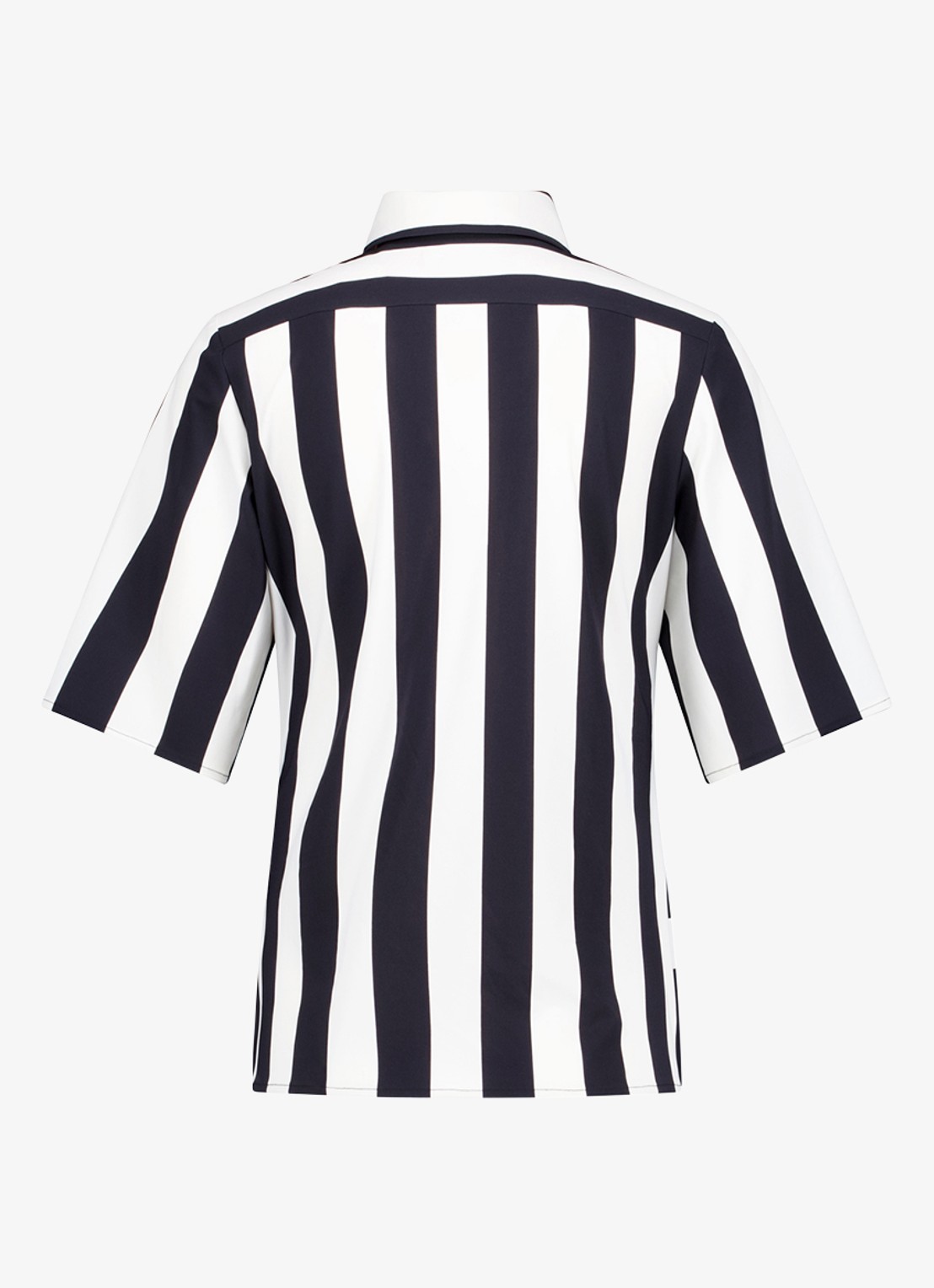 Studio Anneloes Reda stripe butterfly blouse met gestrikt detail en streepprint - achterkant multicolor