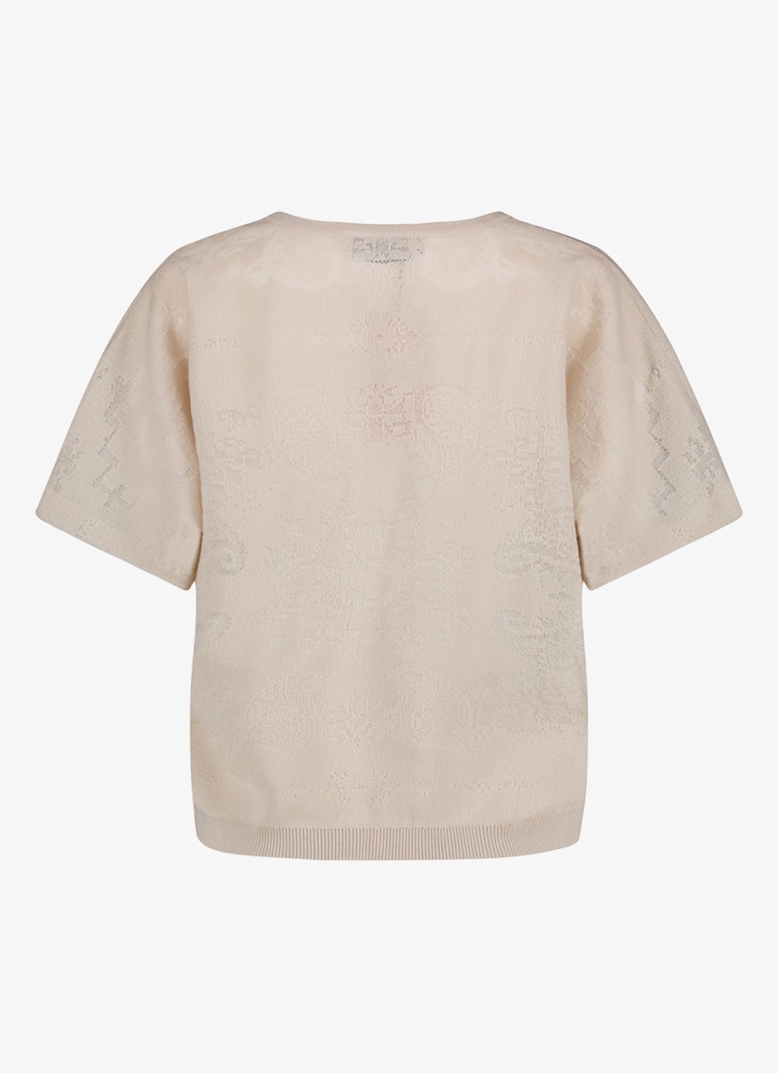 Studio Anneloes Robin top met V-hals - achterkant 2 creme