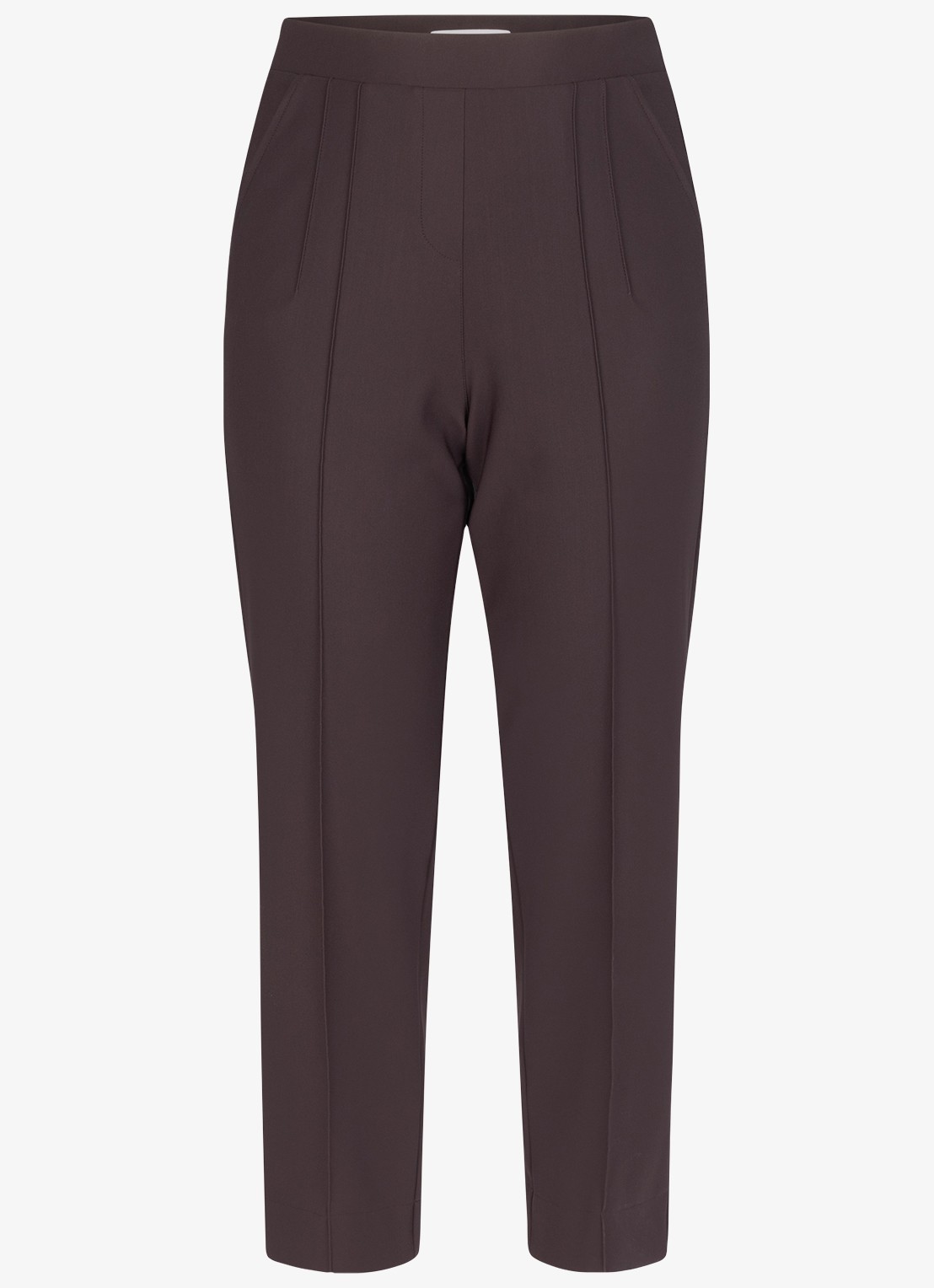 Studio Anneloes Roisin pantalon met steekzakken - voorkant bruin