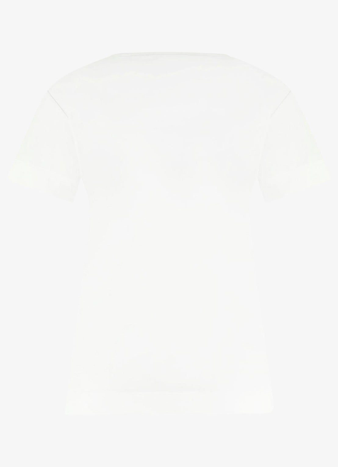 Studio Anneloes Roller T-shirt met V-hals - achterkant wit
