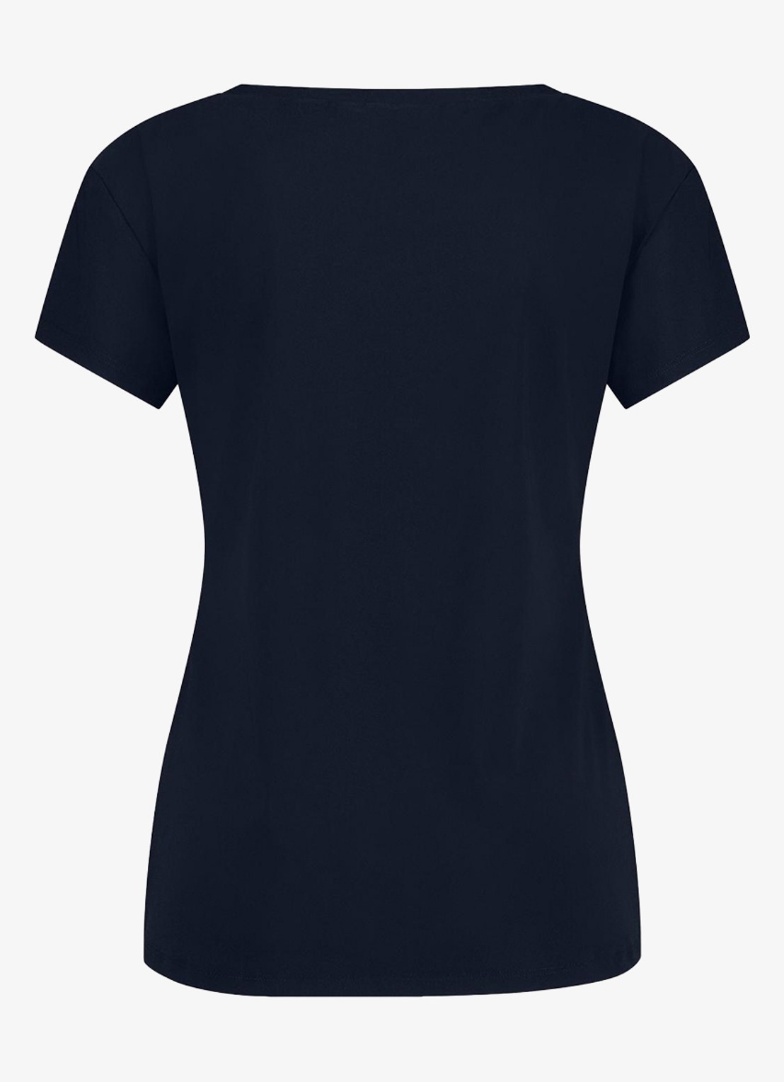 Studio Anneloes Roller T-shirt met V-hals - achterkant 2 donkerblauw