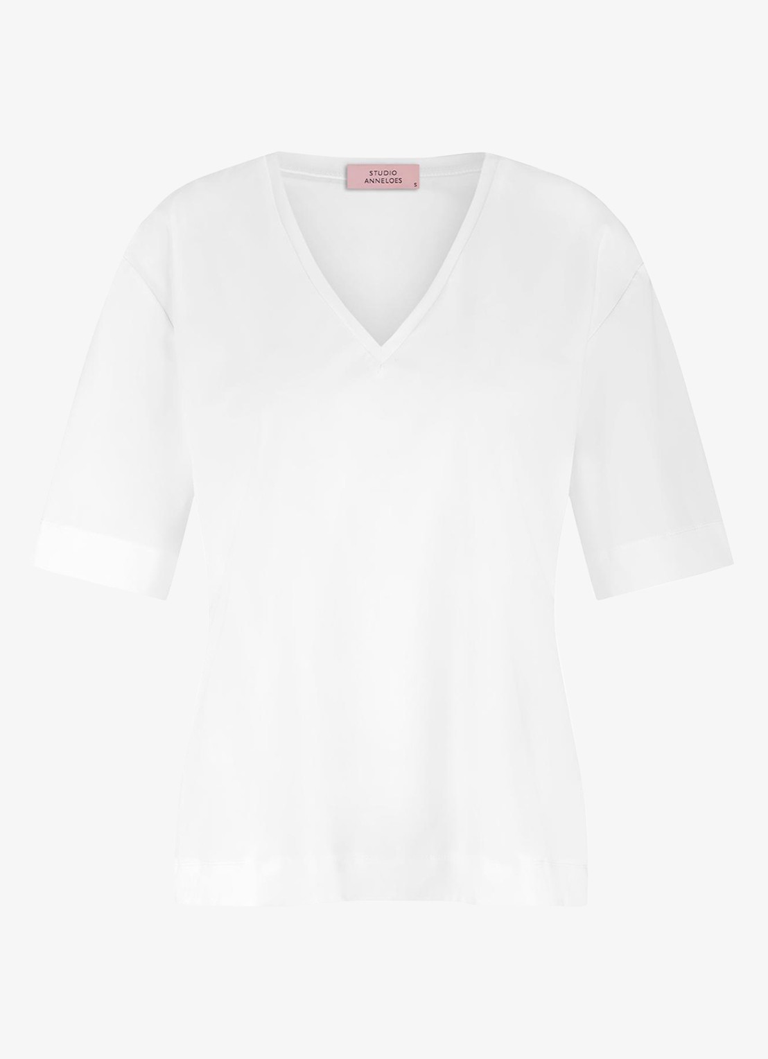 Studio Anneloes Roller T-shirt van travelstof - voorkant 3 wit