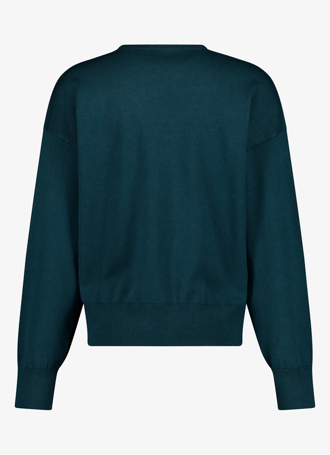 Studio Anneloes Ruth vneck pullover - achterkant 3 petrol