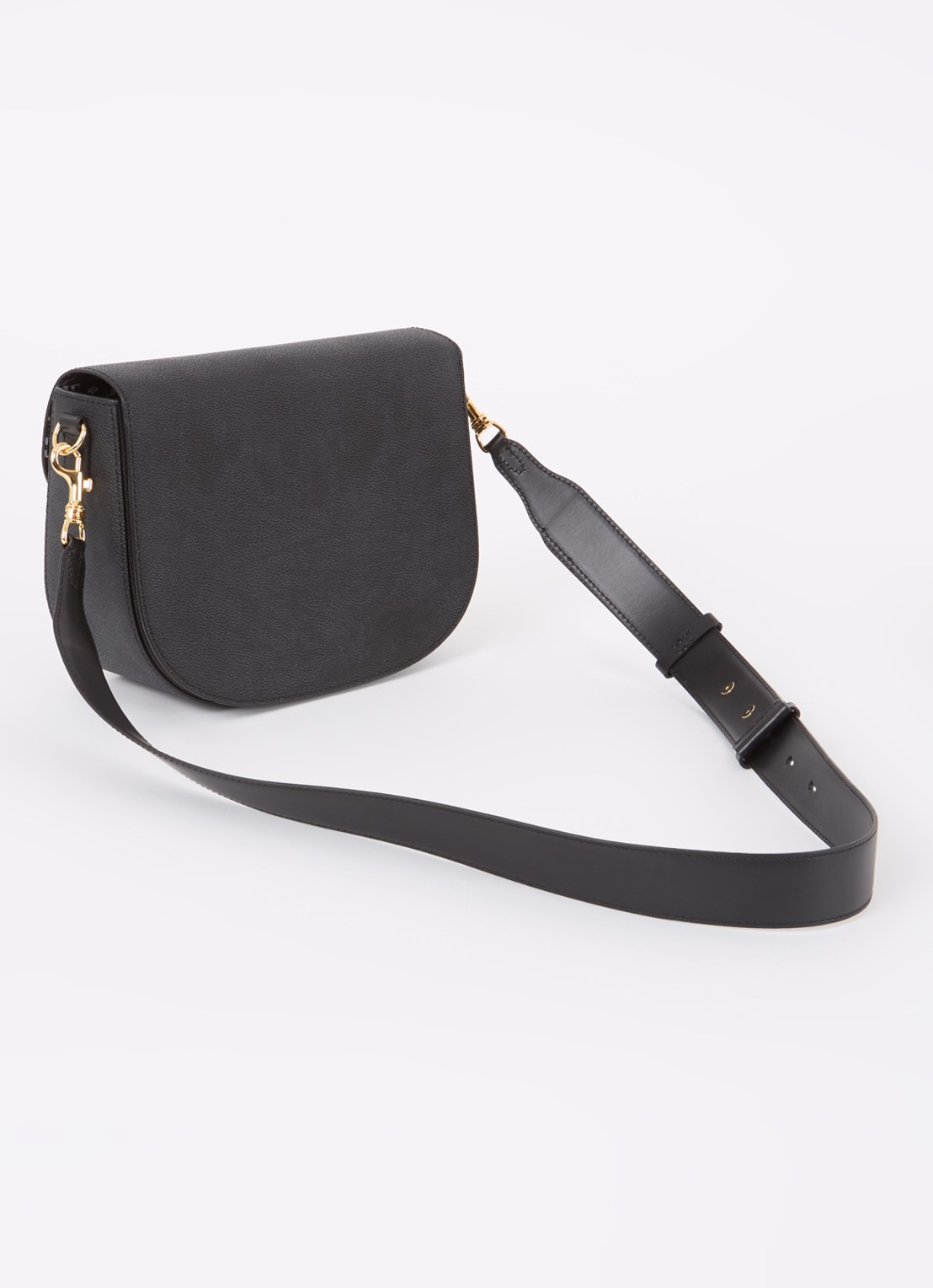 Studio Anneloes SA crossbodytas met afneembare schouderriem - achterkant 3 zwart