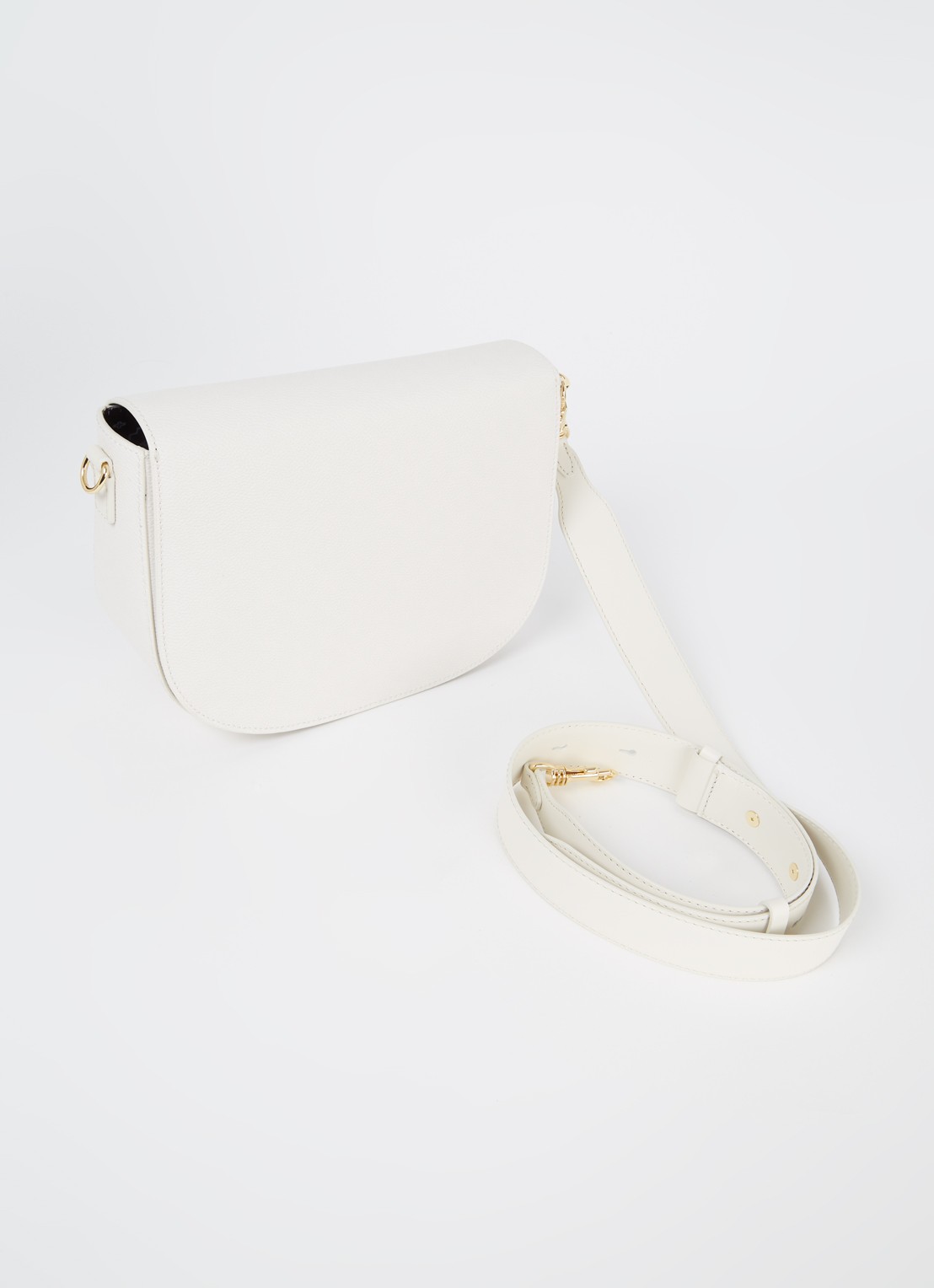 Studio Anneloes SA crossbodytas met afneembare schouderriem - achterkant 3 gebroken wit