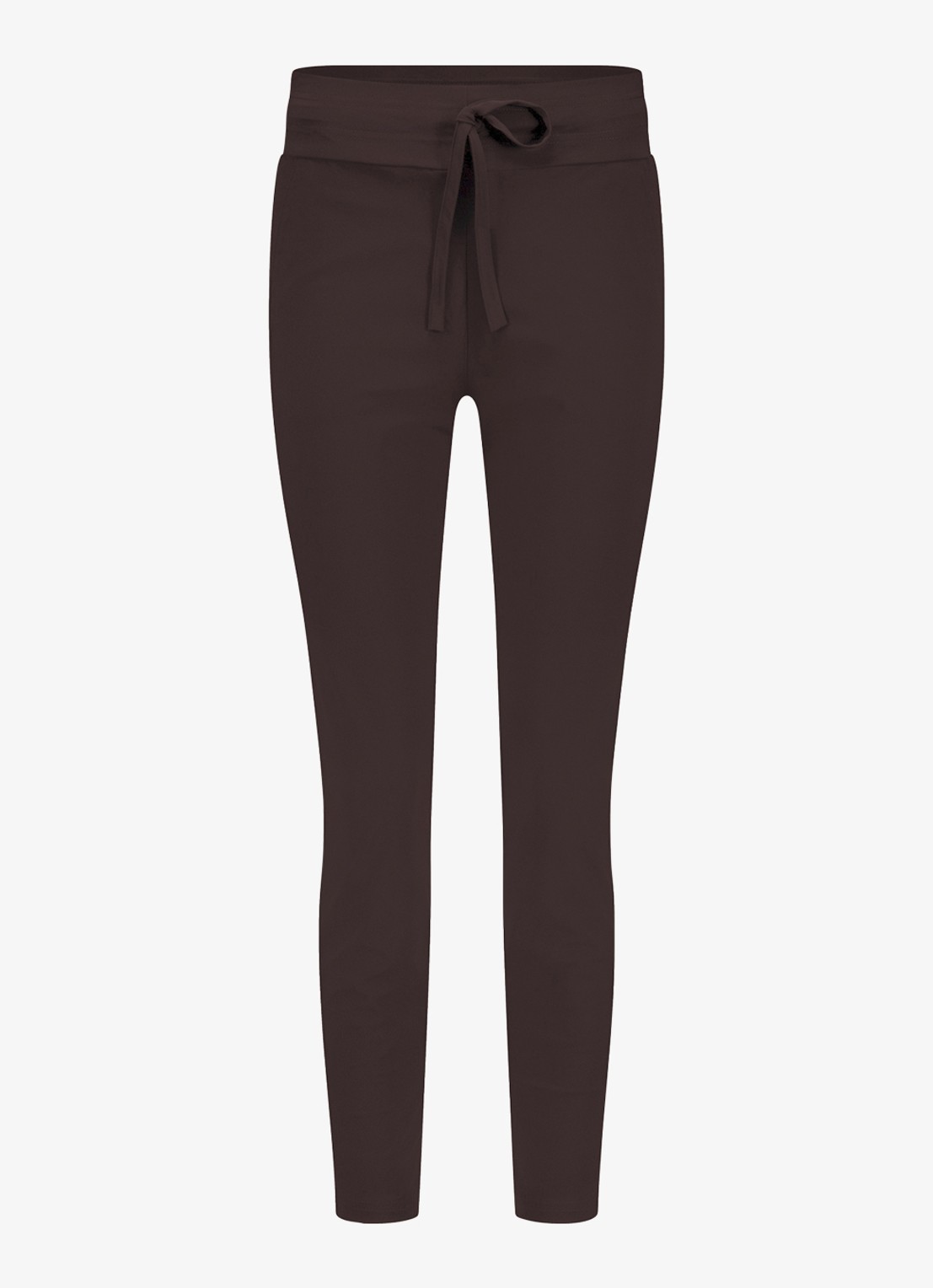 Studio Anneloes Startup joggingbroek met trekkoord - voorkant 2 bruin