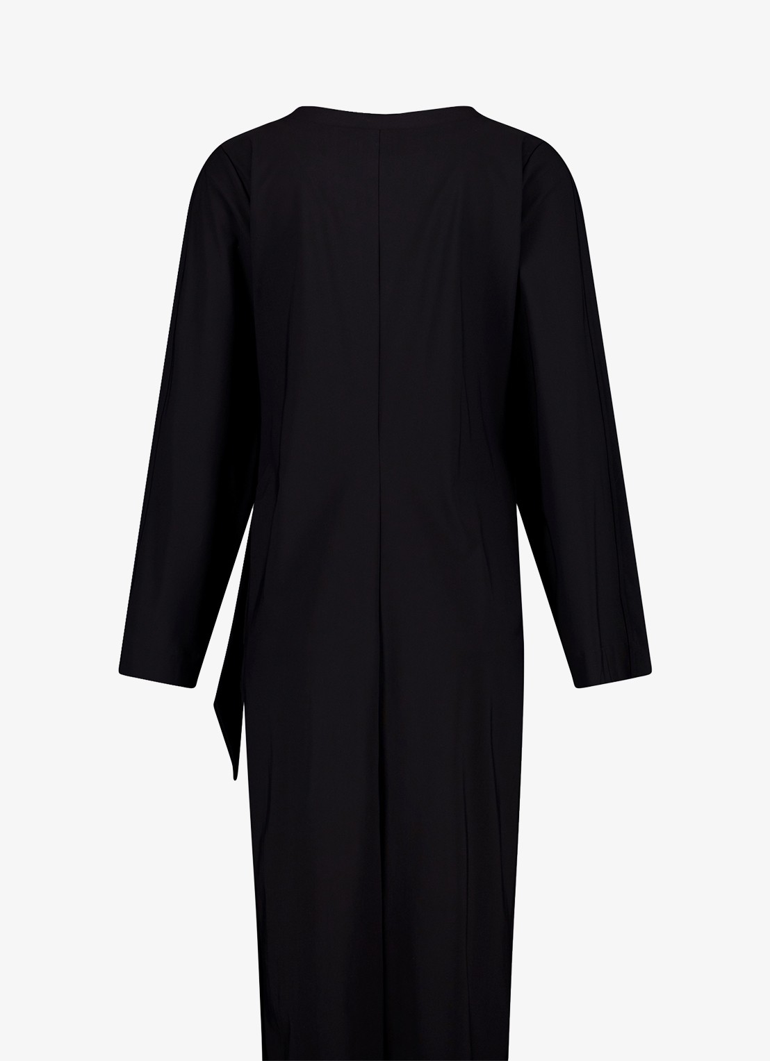 Studio Anneloes Stella midi jurk met V-hals - detail 6 zwart