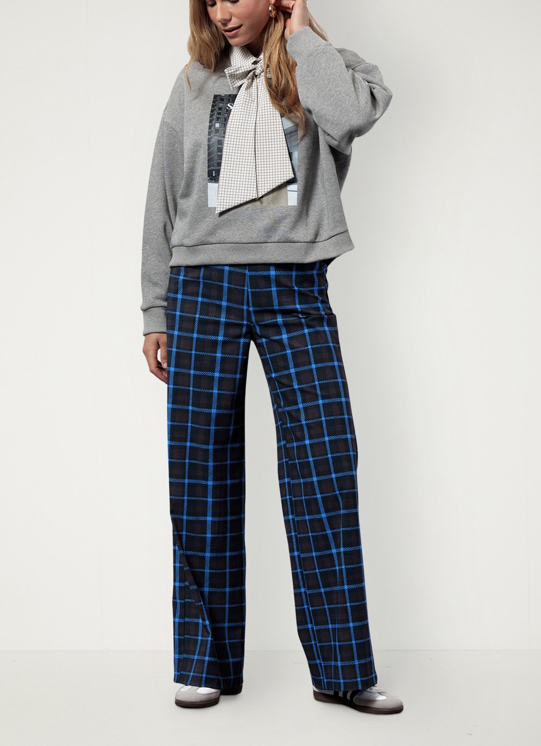 Studio Anneloes Sweater met print - detail 4 grijsmele