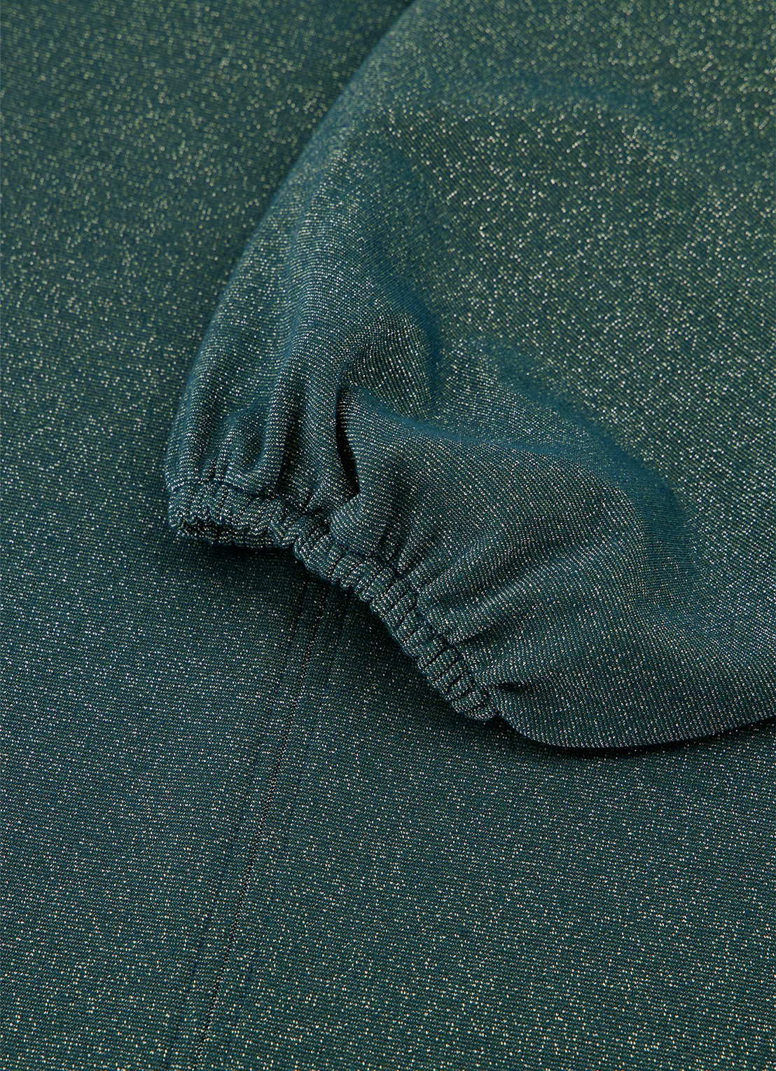 Studio Anneloes Sweater met V-hals en lurex - detail 2 donkergroen