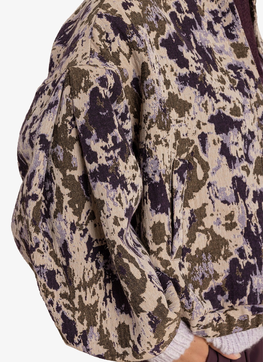 Studio Anneloes Tina bomber - detail 2 paars