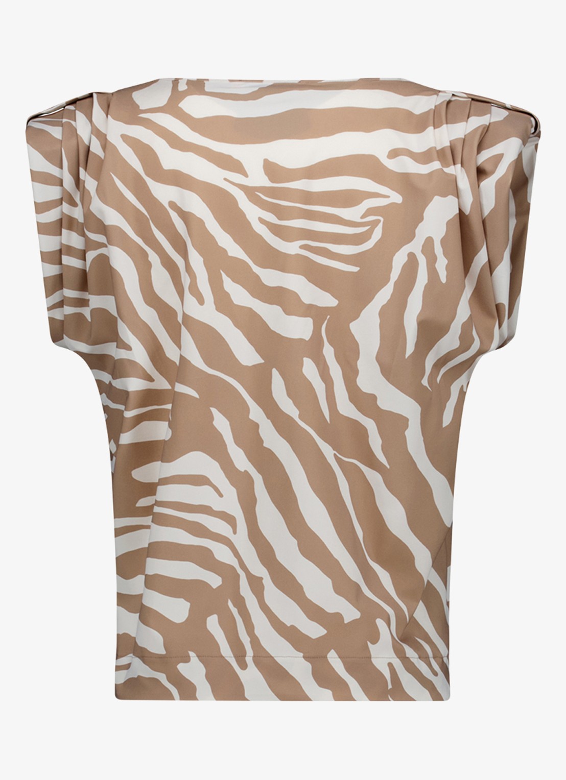 Studio Anneloes Tuniek met panterprint - achterkant 4 lichtbruin