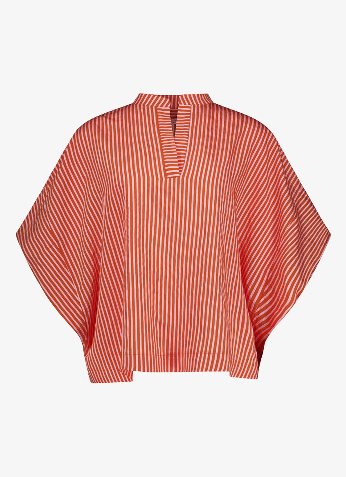 Studio Anneloes Tuniek met streepprint - voorkant 4 oranje