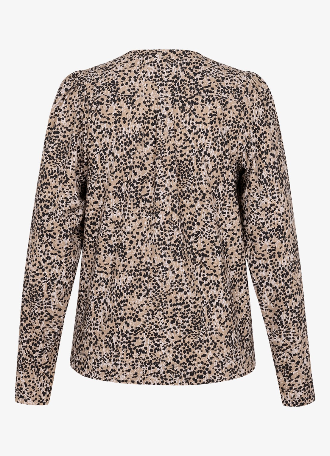 Studio Anneloes Valdis top met print en V-hals - achterkant zwart