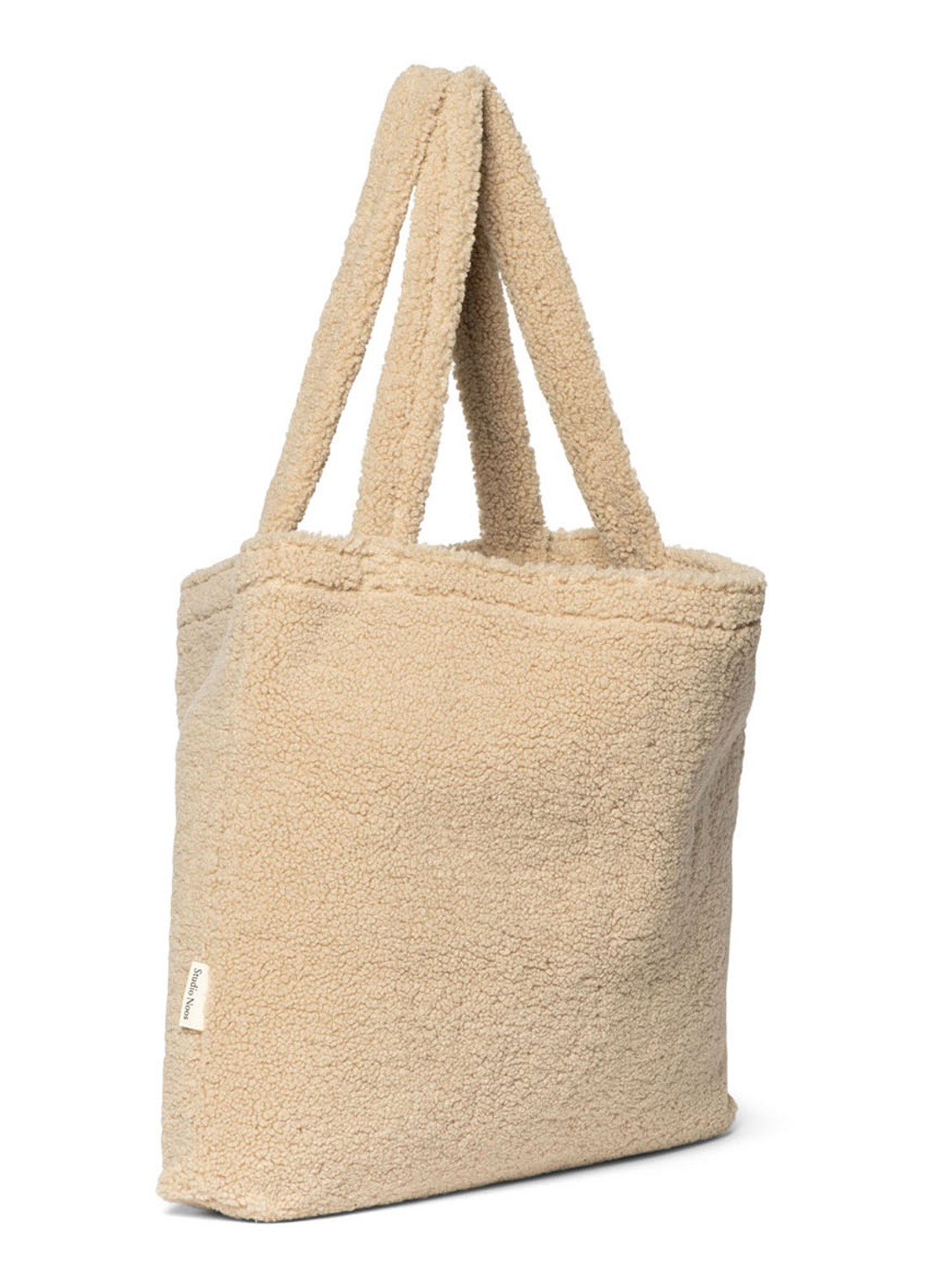 Studio Noos Chunky Mom-Bag van teddy - detail 3 zand