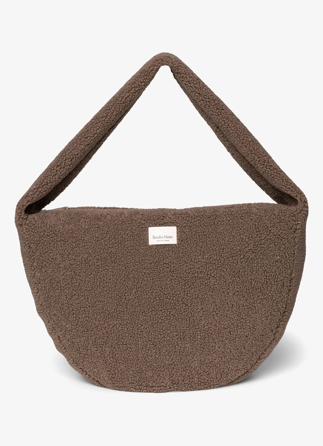 Studio Noos Crossbodytas van teddy - voorkant 6 bruin
