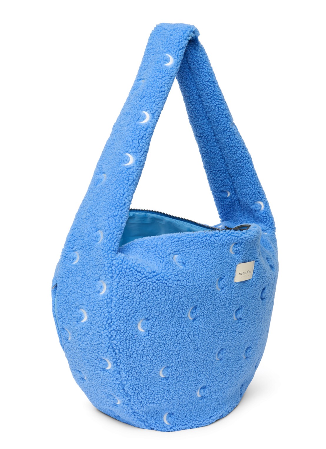 Studio Noos Crossbodytas van teddy - detail 2 roze