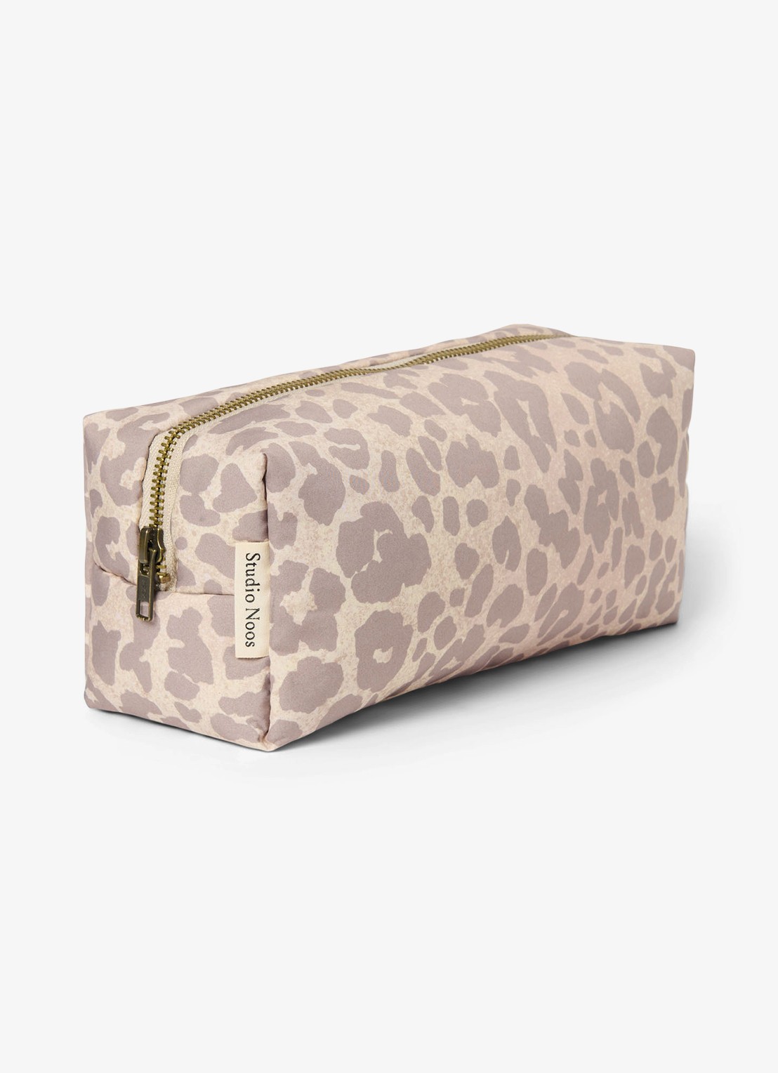 Studio Noos Etui met print - voorkant 2 lichtblauw
