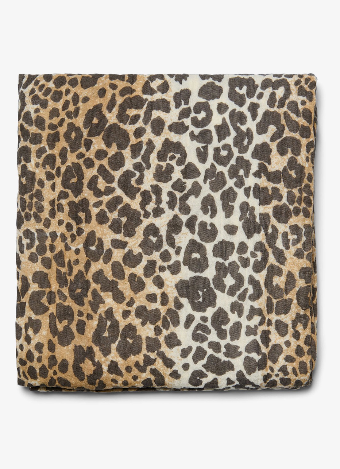 Studio Noos Hydrofiele doek met print - achterkant bruin