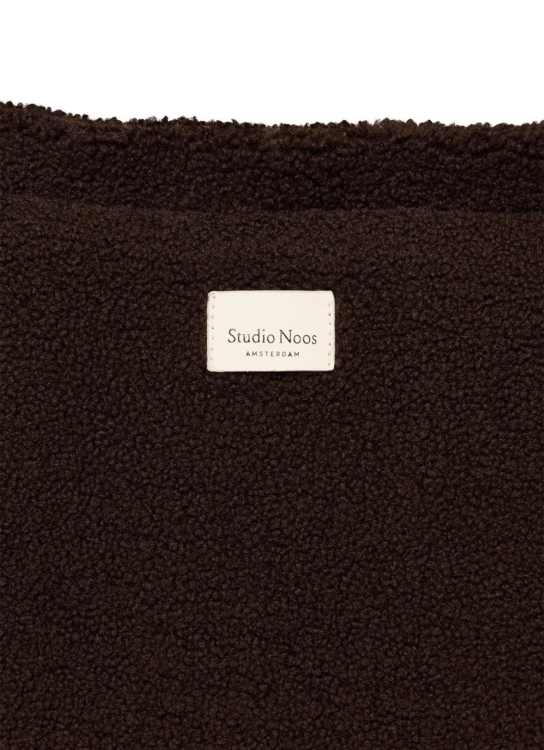 Studio Noos Luiertas van teddy - detail 3 chocoladebruin