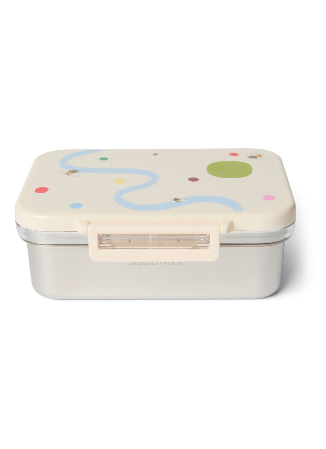 Studio Noos Lunchbox met print - voorkant 2 beige