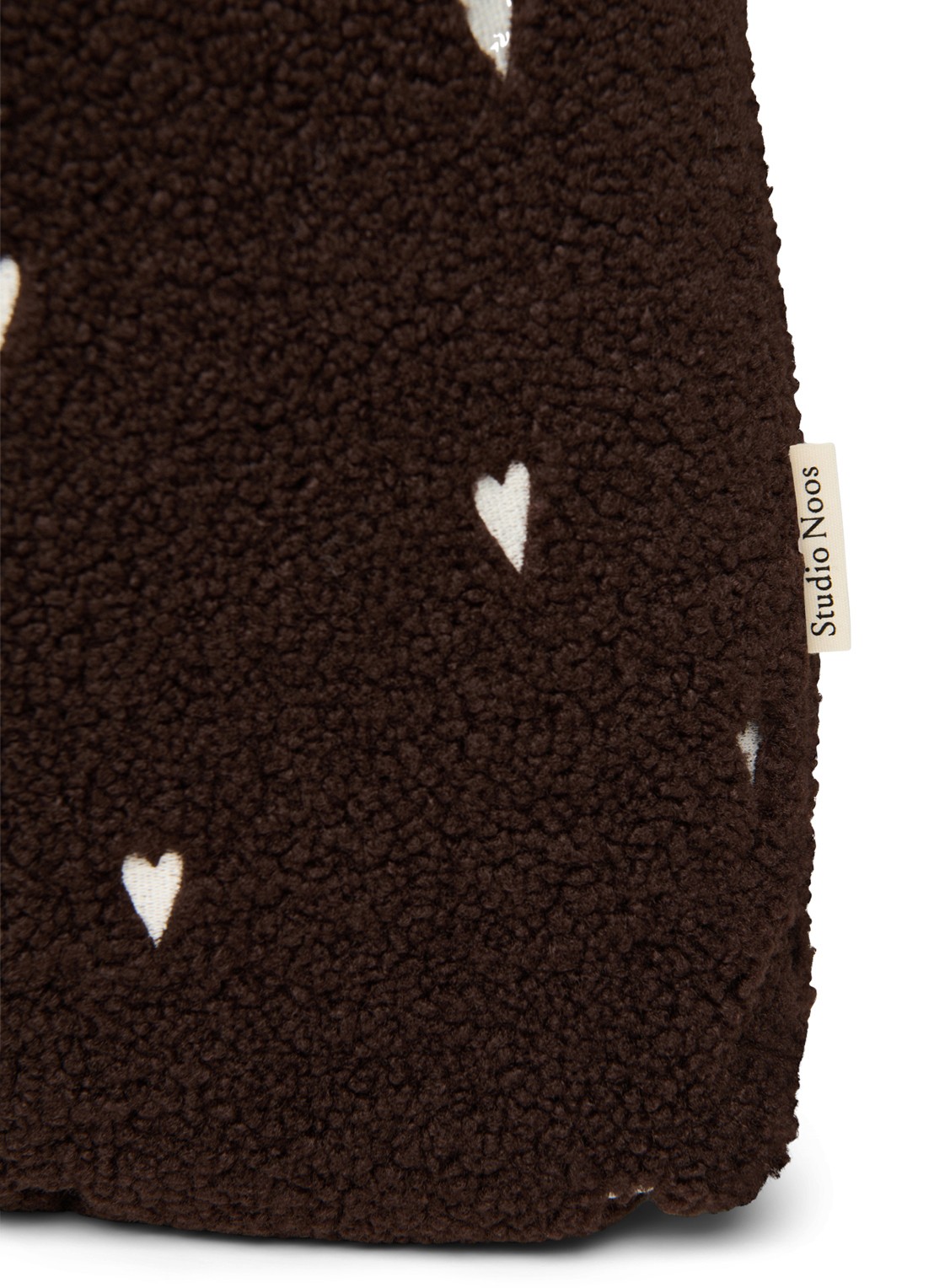 Studio Noos Mom Bag shopper van teddy - detail 2 chocoladebruin