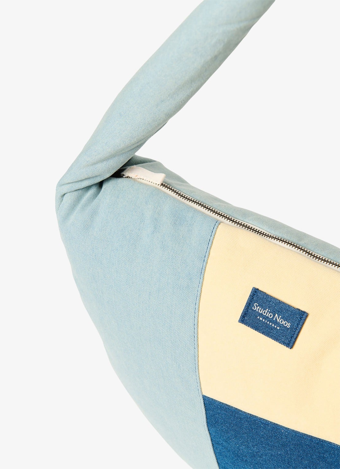 Studio Noos Patchwork crossbodytas met logo - detail 2 jeans