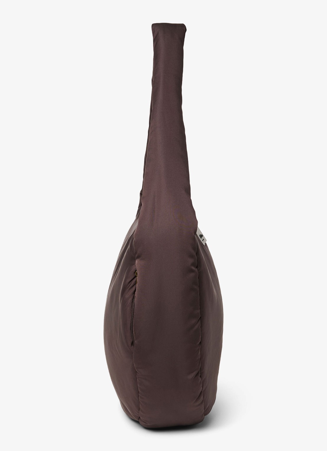 Studio Noos Puffy gewatteerde crossbodytas met logo - detail 2 donkerbruin