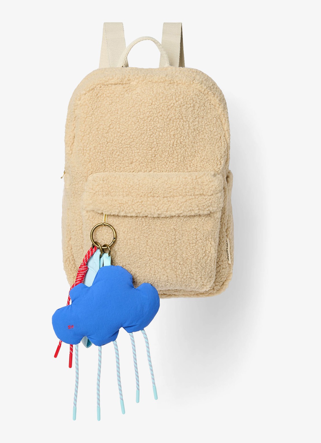 Studio Noos Tasbedel met logo - detail 3 beige