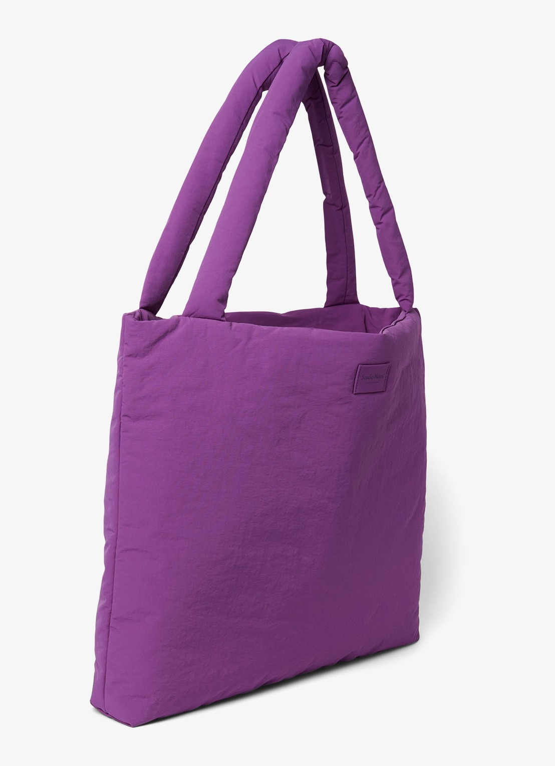 Studio Noos Textured Puffy Mom Bag - detail paars