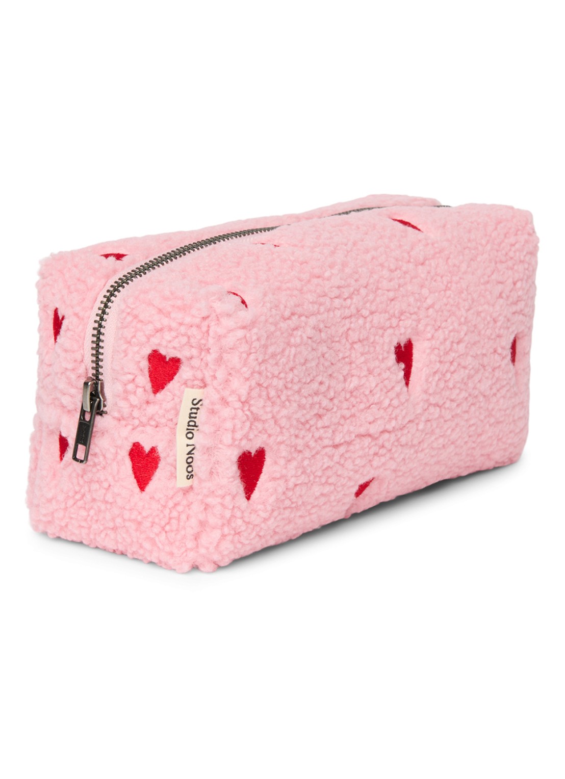 Studio Noos Toilettas van teddy - achterkant 4 lichtblauw