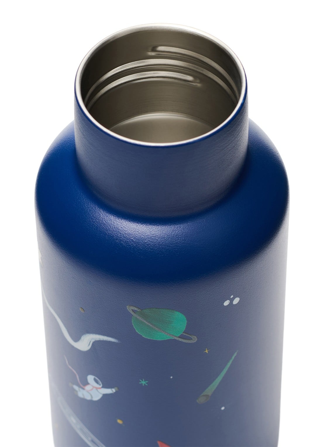 Studio Noos Waterfles met print 35 cl - achterkant 6 blauw