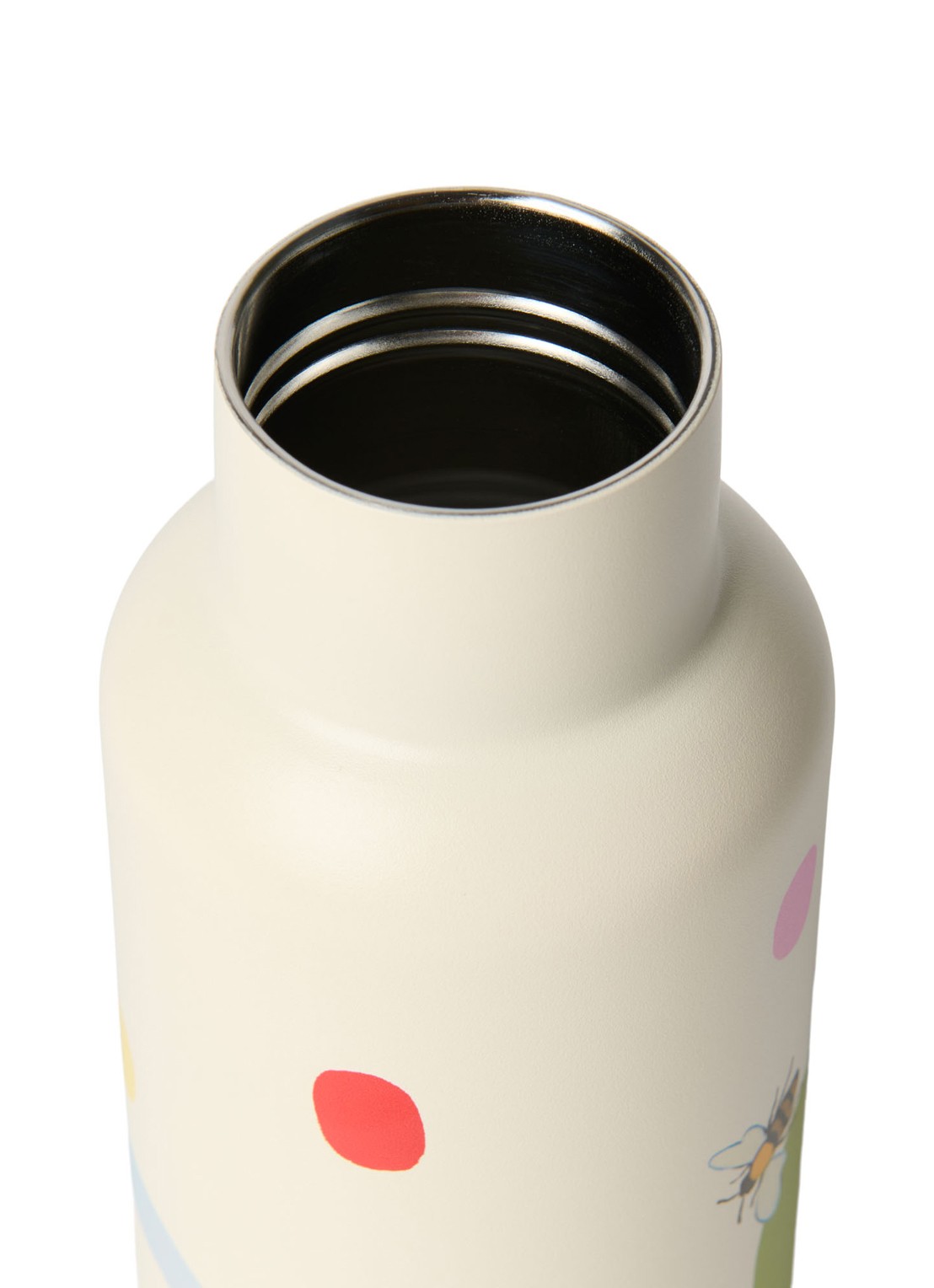Studio Noos Waterfles met print 35 cl - detail 2 beige