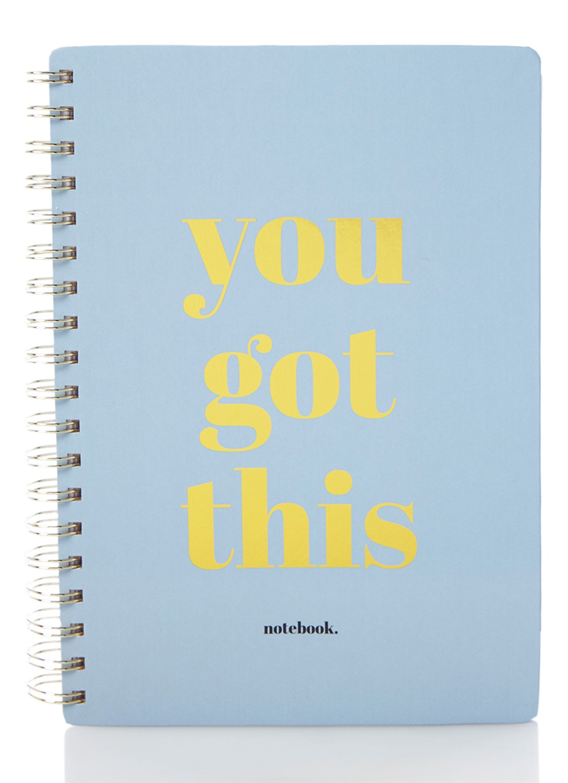 Studio Stationery You Got This notitieboek  25 x 19 cm - voorkant 2 blauw