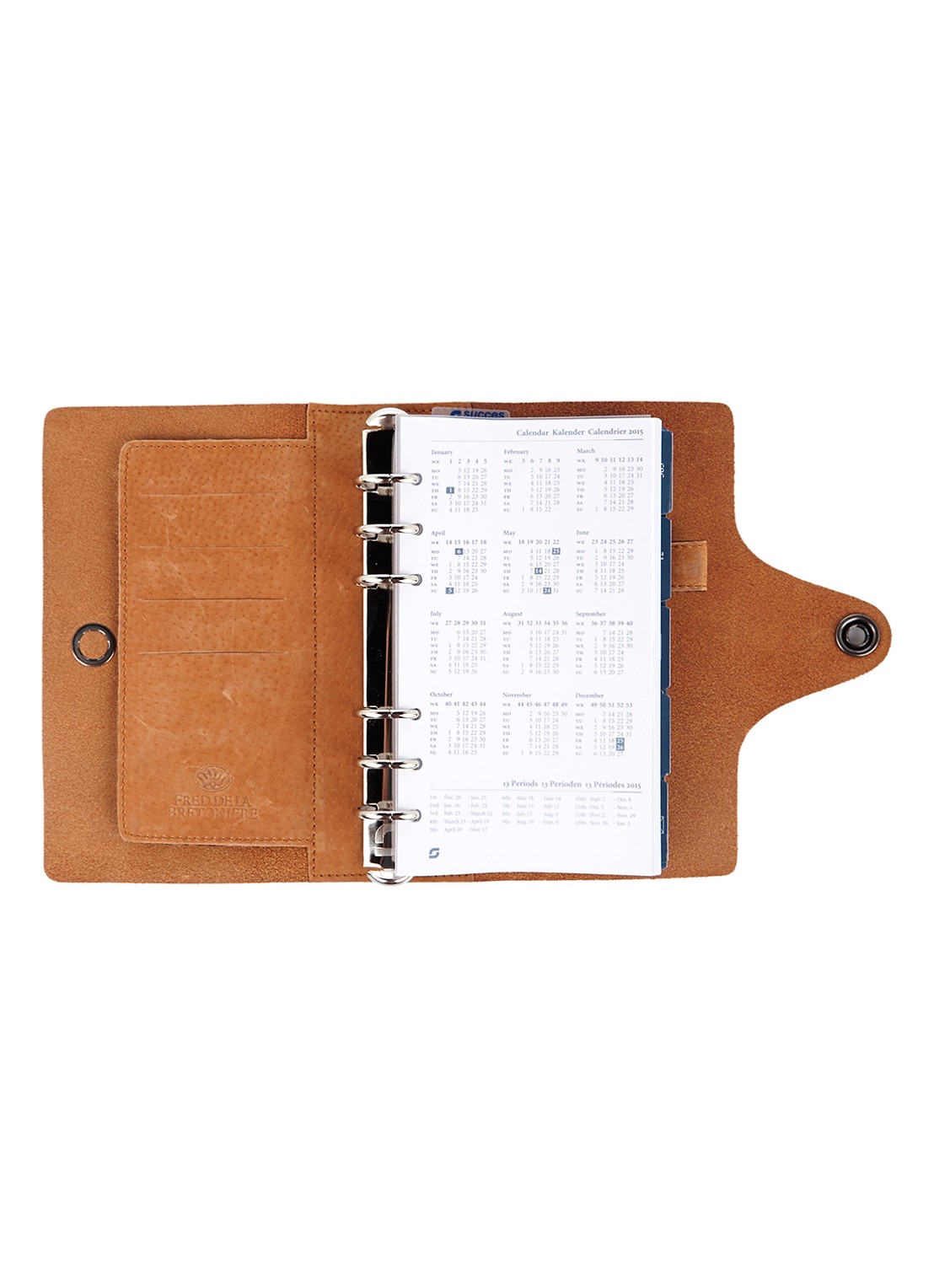 Succes Old Classic A6 agenda 2018 - detail cognac