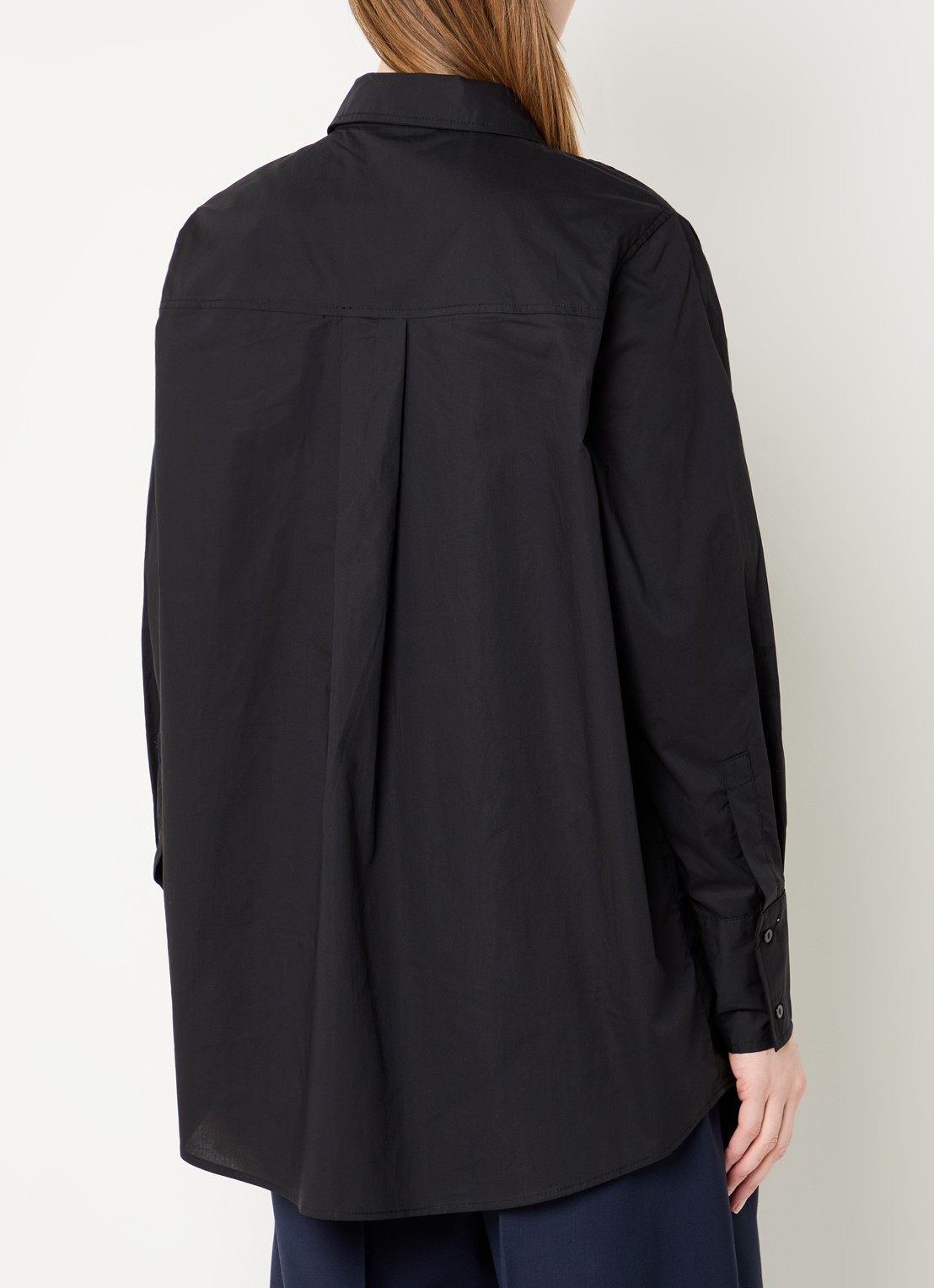 Summum Blouse met kraag - achterkant 4 zwart