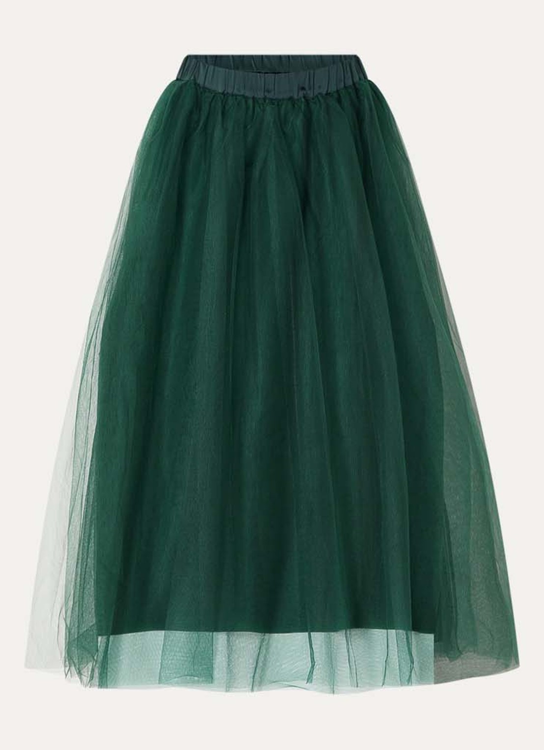 Summum Maxi rok van mesh - voorkant 3 groen