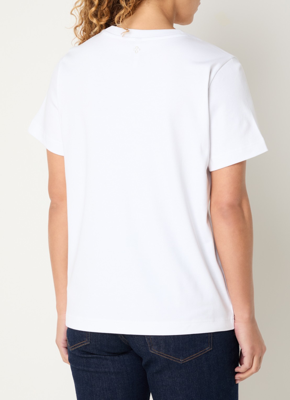 Summum T-shirt met ronde hals - achterkant 2 wit
