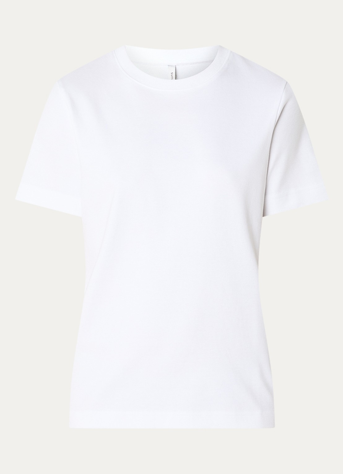 Summum T-shirt met ronde hals - voorkant 3 wit