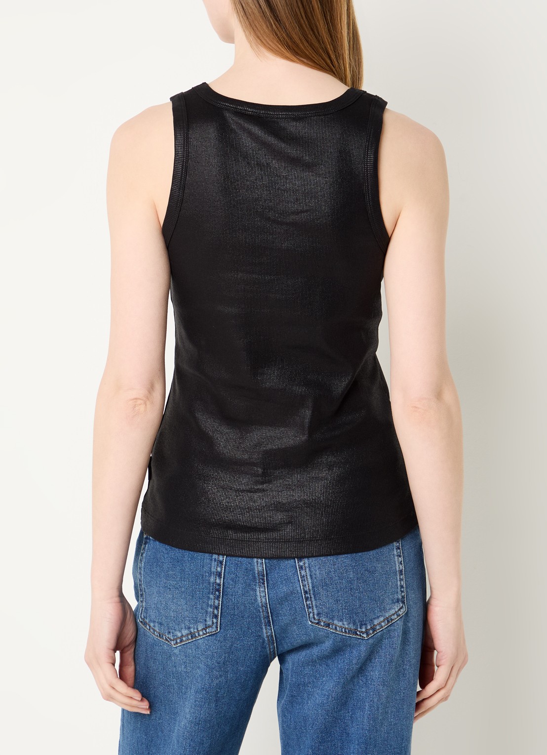 Summum Tanktop met metallic finish - achterkant 4 zwart