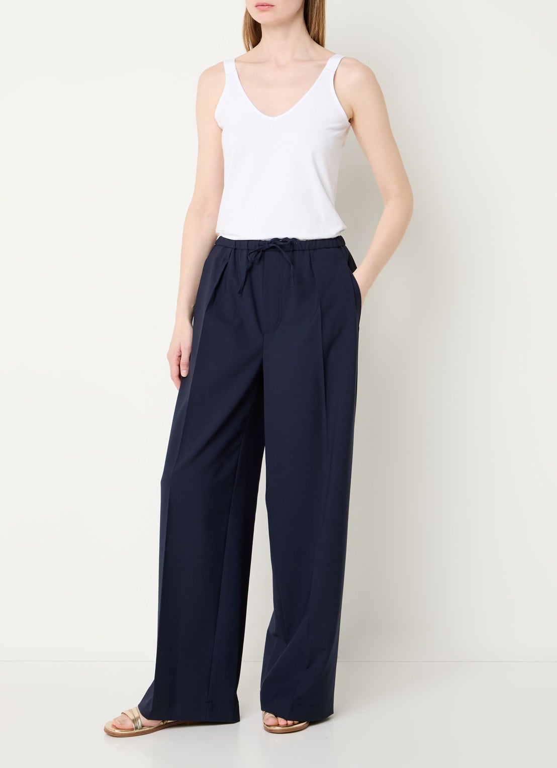 Summum Tanktop met stretch - voorkant 3 wit