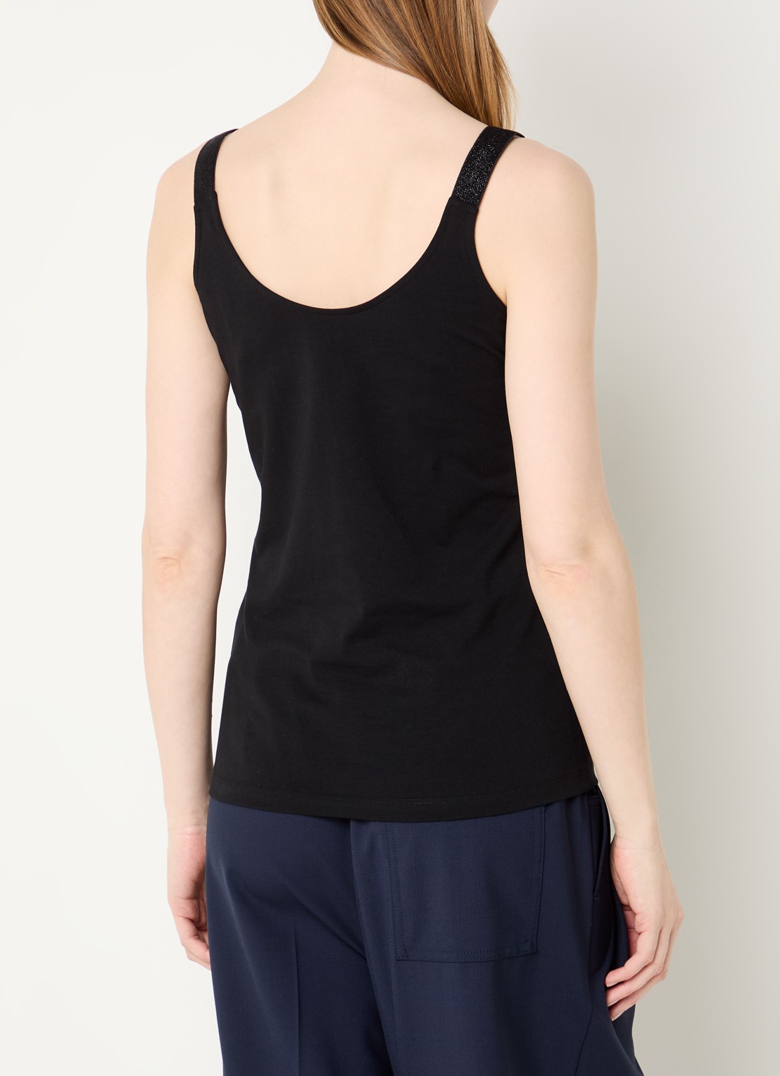 Summum Tanktop met stretch - achterkant zwart