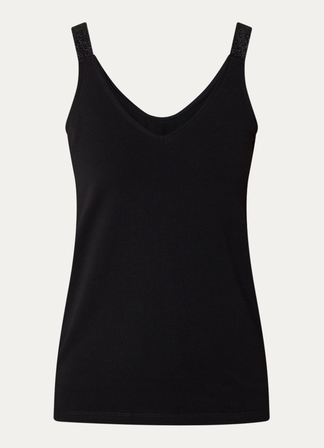 Summum Tanktop met stretch - voorkant 3 zwart