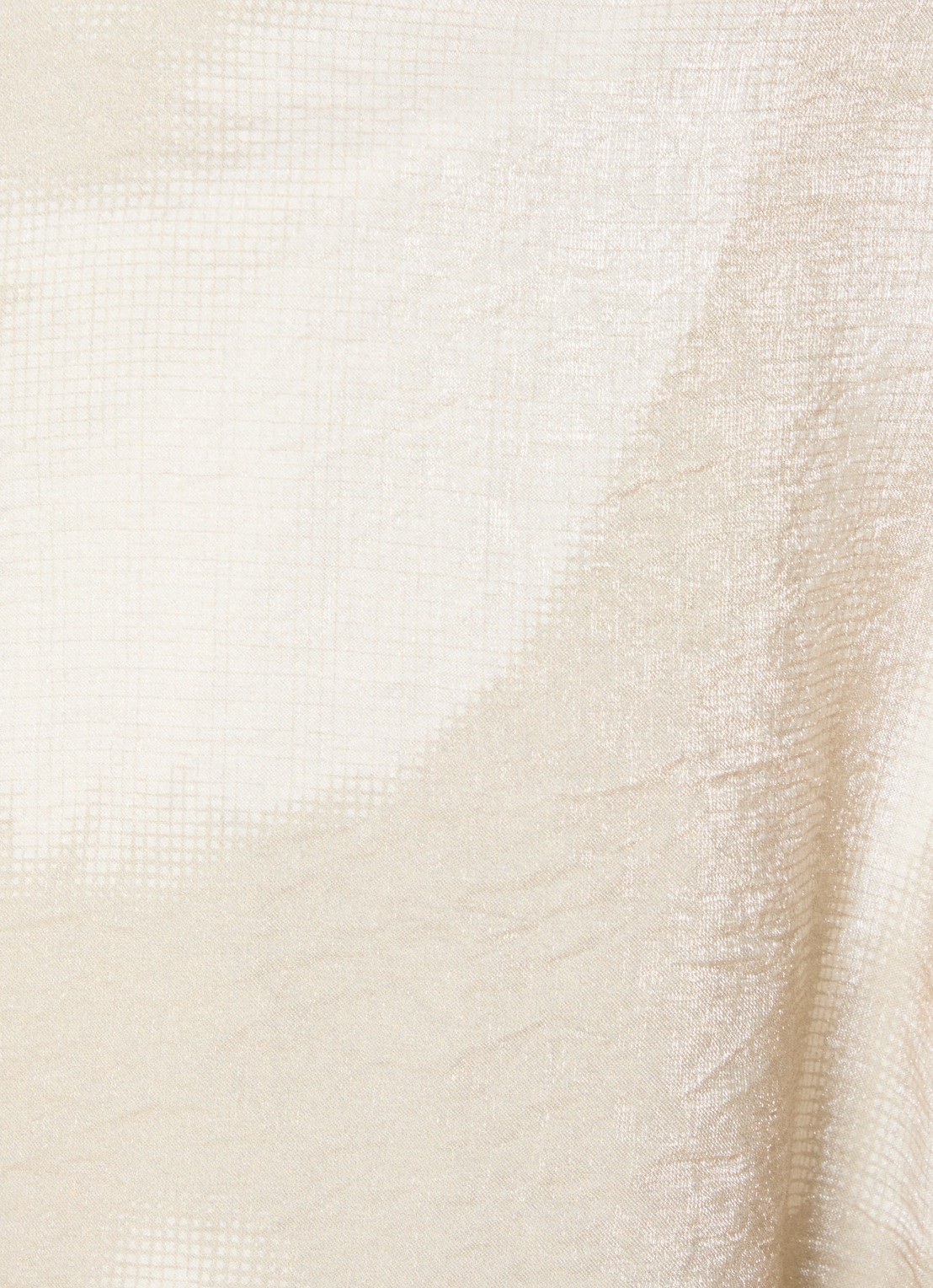 Summum Tuniek met sjaalkraag en print - detail 3 khaki