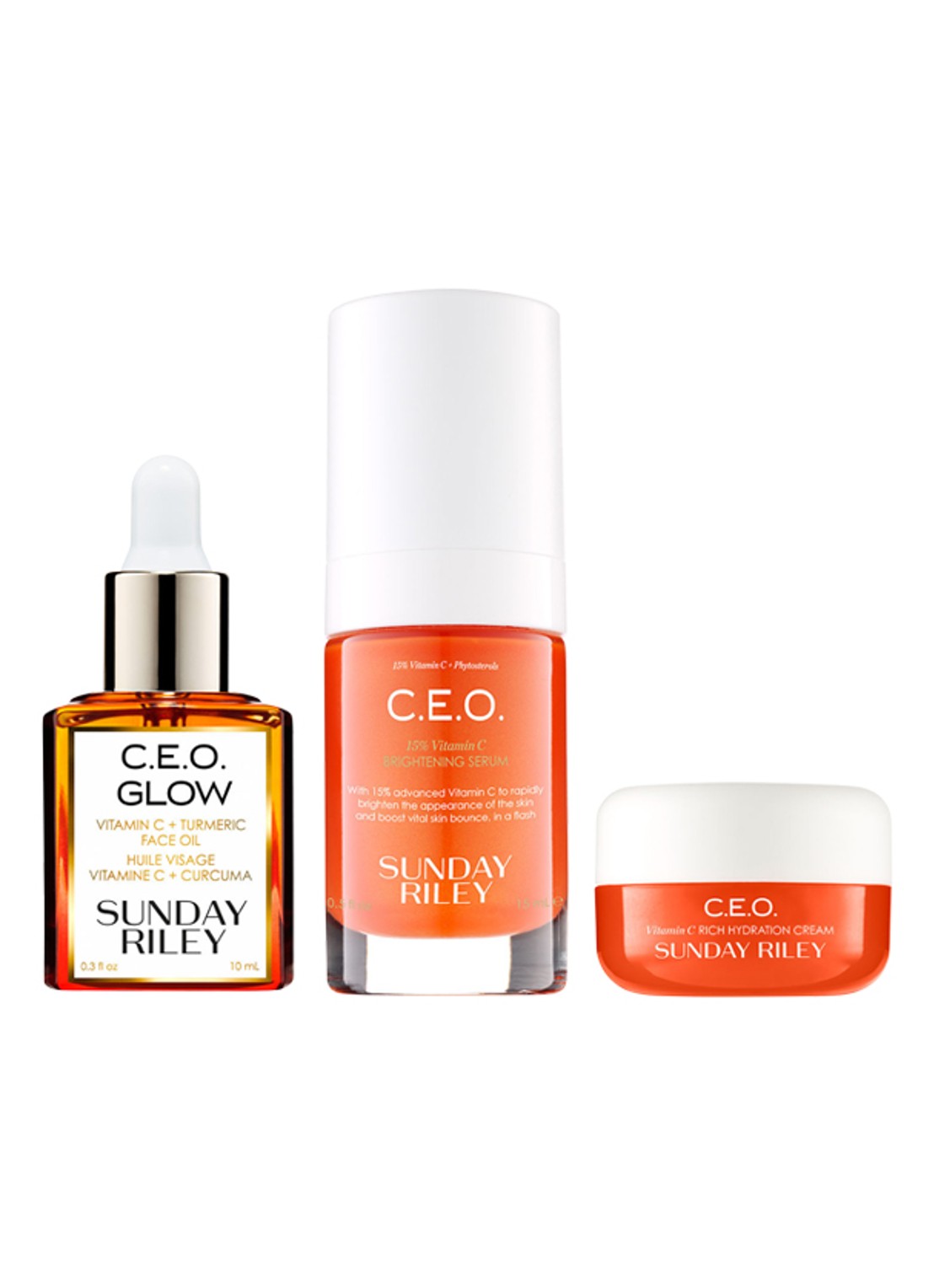 Sunday Riley Glow Goals Kit - verzorgingsset - voorkant undefined