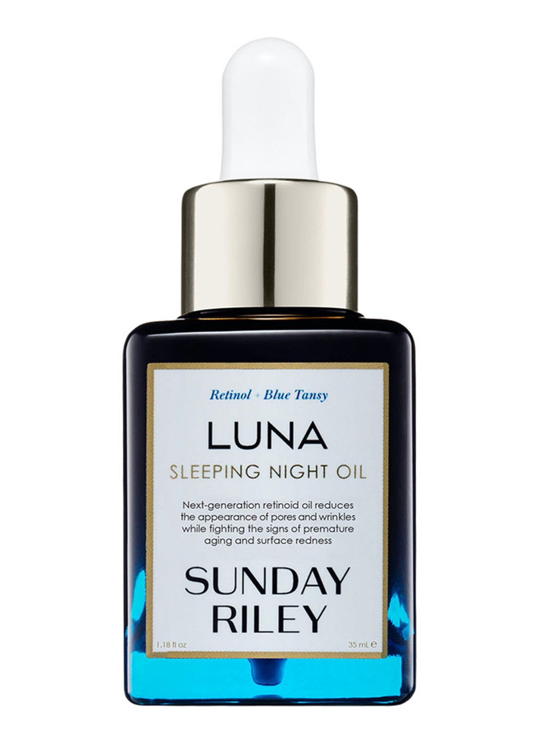 Sunday Riley Luna Sleeping Night Oil - gezichtsolie - voorkant 2 undefined